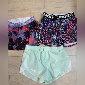 Lot of 3 pairs of Under Armour pairs of shorts